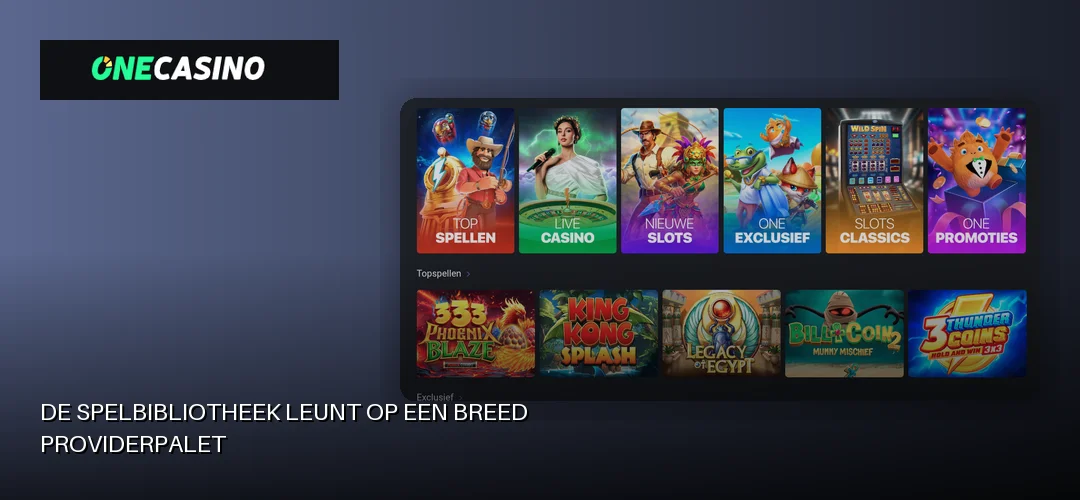 One Casino promotional banner